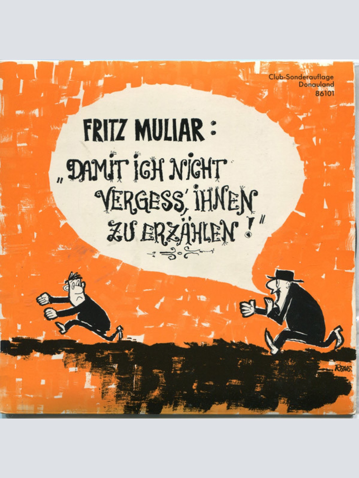 Vinyl / Fritz Muliar - Damit Ich Nicht Vergess', Ihnen Zu Erzählen !
