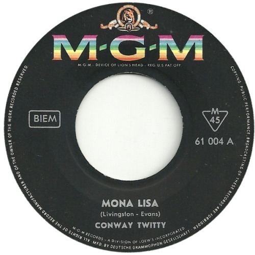 Vinyl / Conway Twitty - Mona Lisa