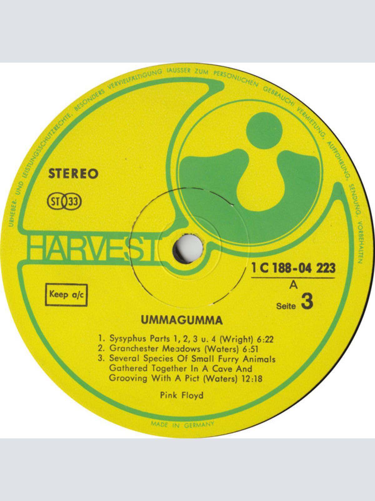 Vinyl / Pink Floyd - Ummagumma