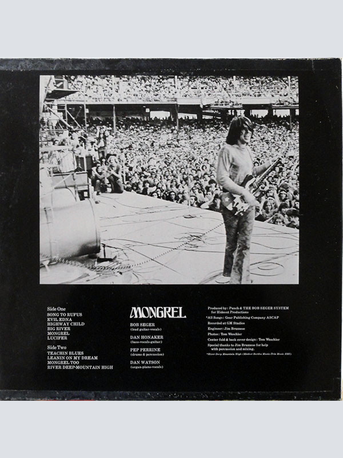 Vinyl / Bob Seger System - Mongrel / Ramblin' Gamblin' Man