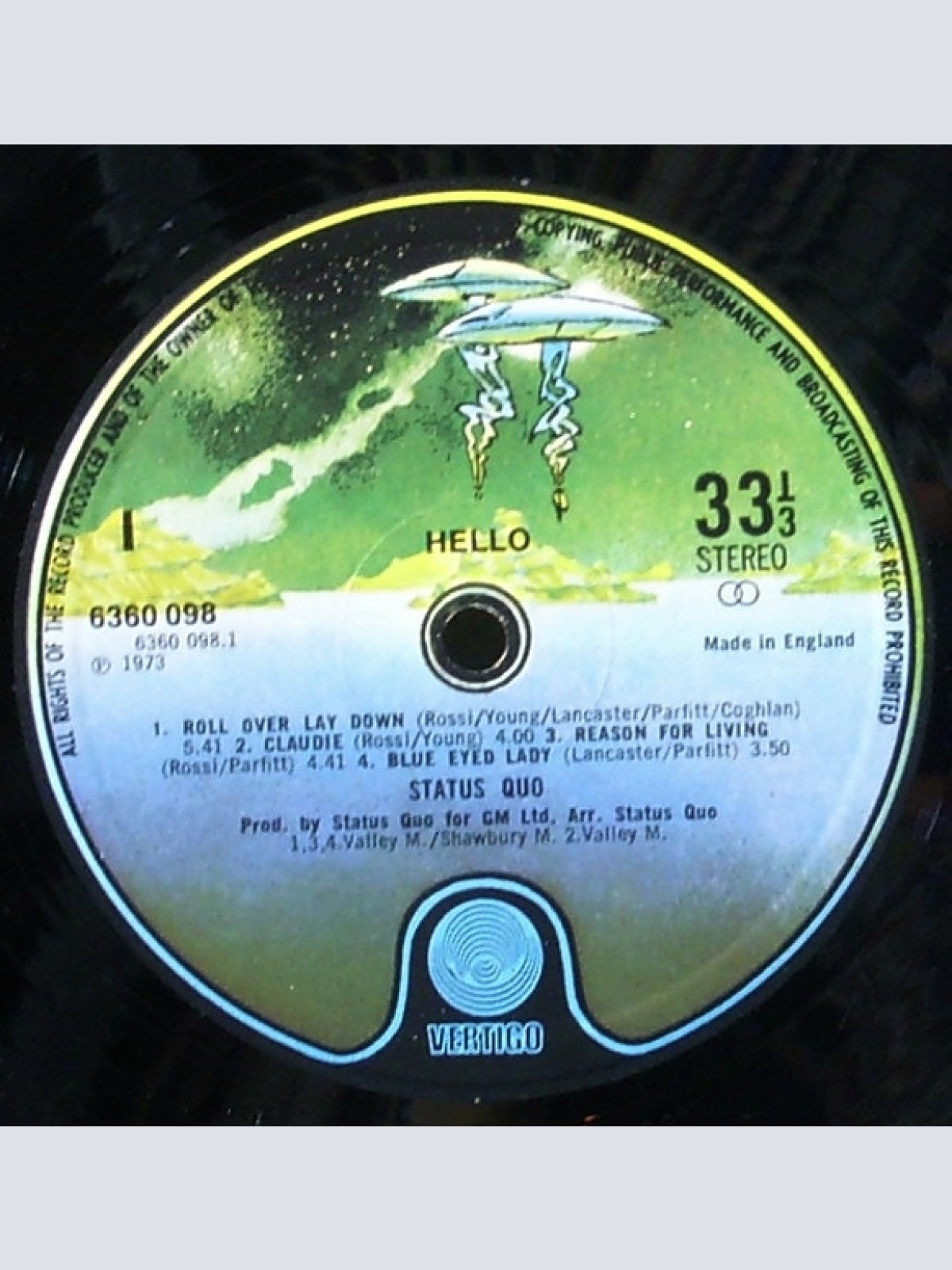 Vinyl / Status Quo - Hello!