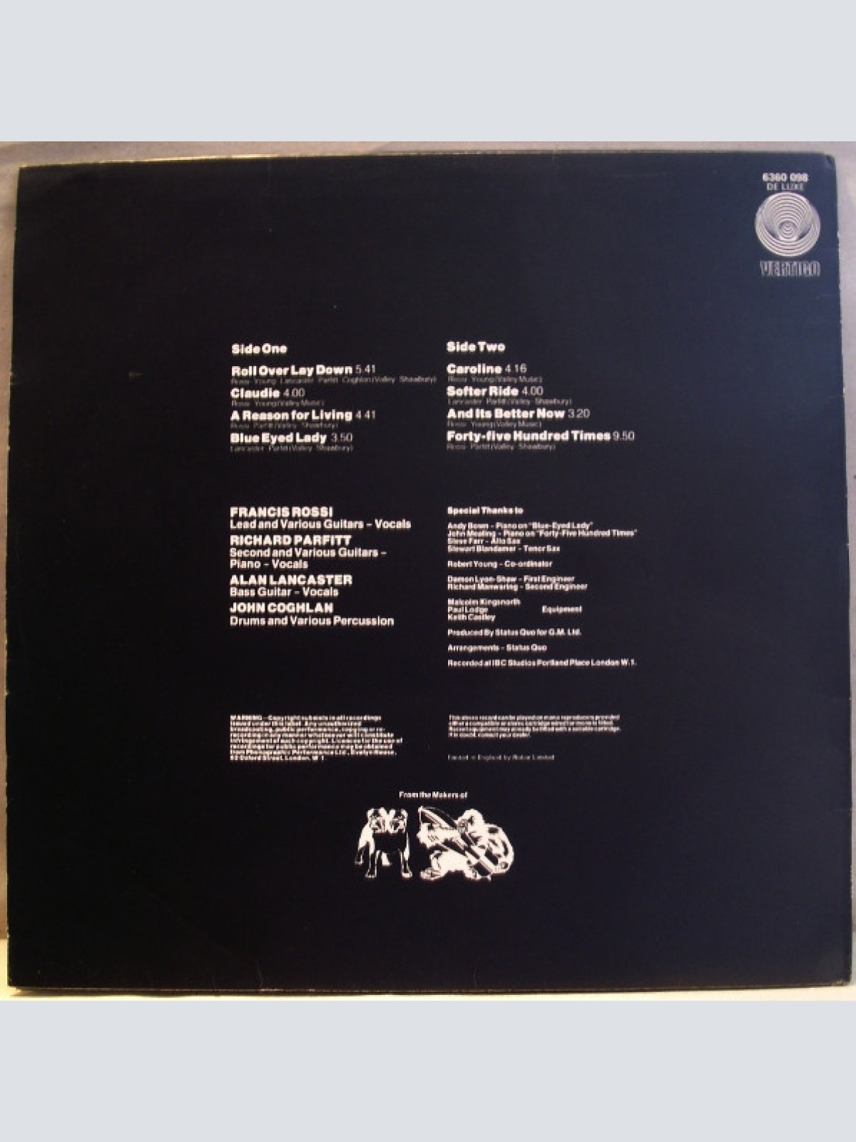 Vinyl / Status Quo - Hello!