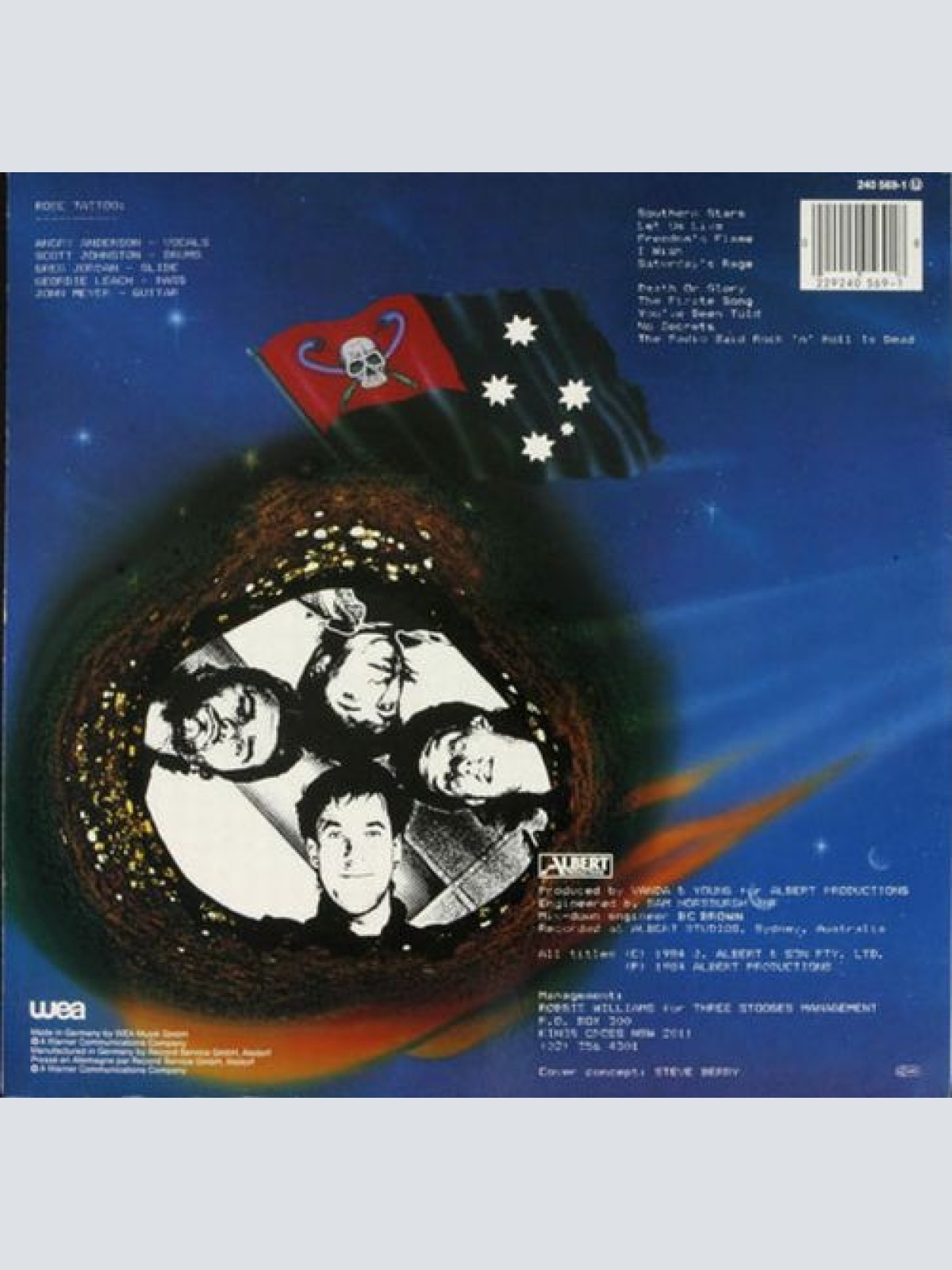 Vinyl / Rose Tattoo - Southern Stars