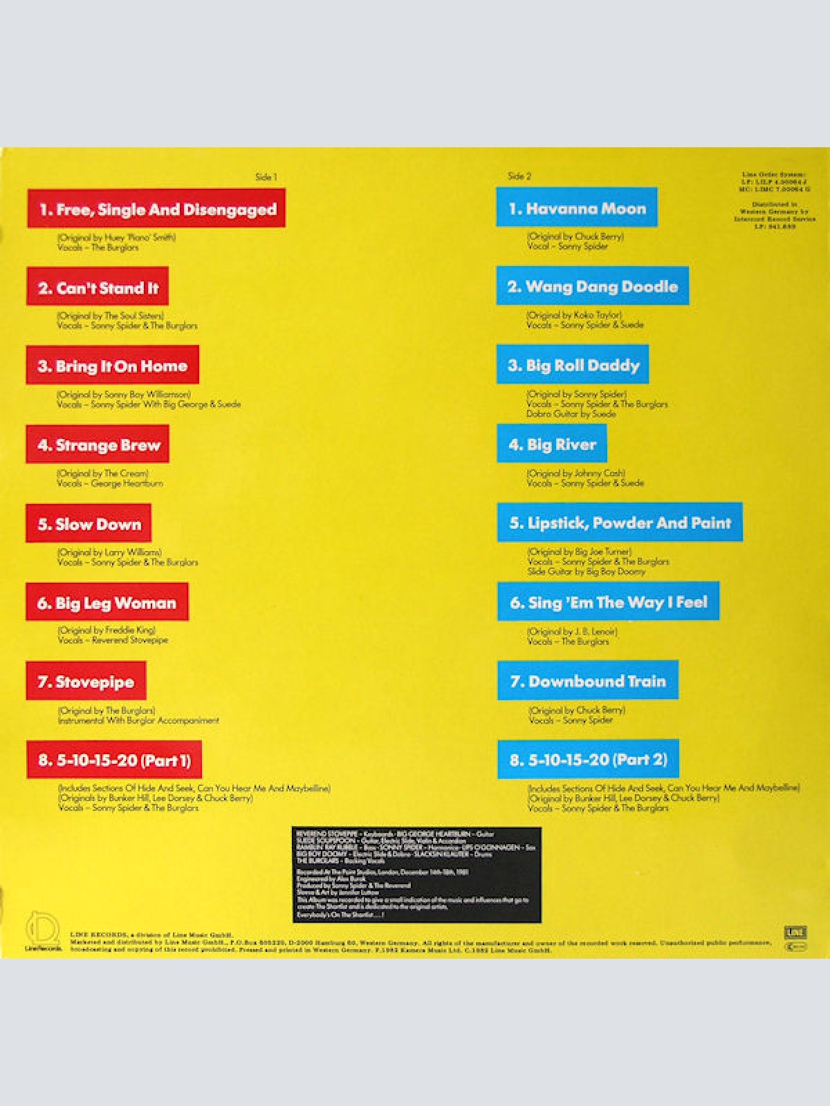 Vinyl / Shortlist* - Riff Burglar (The Legendary Funny Cider Sessions - Vol. 1)