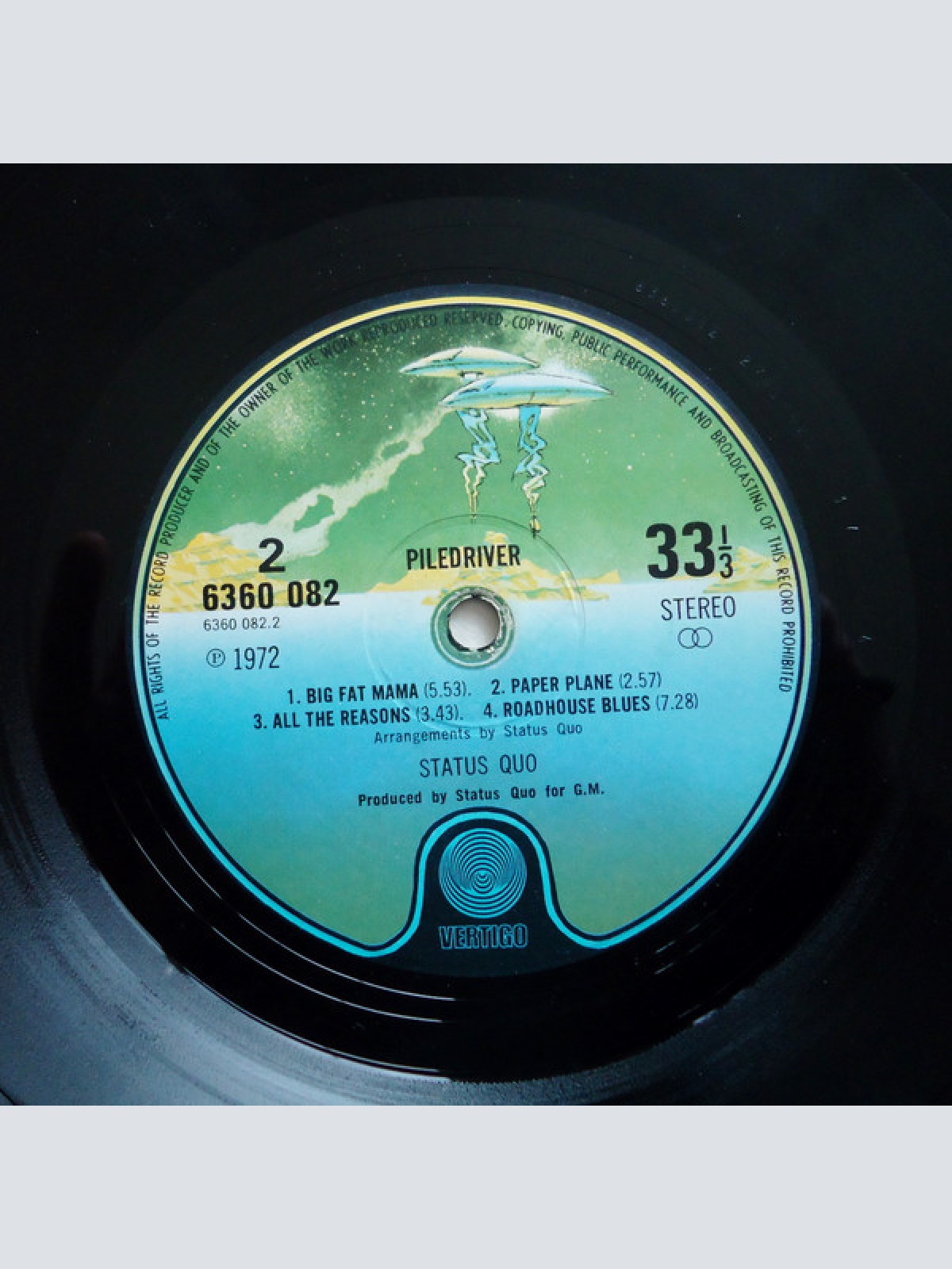 Vinyl / Status Quo - Piledriver