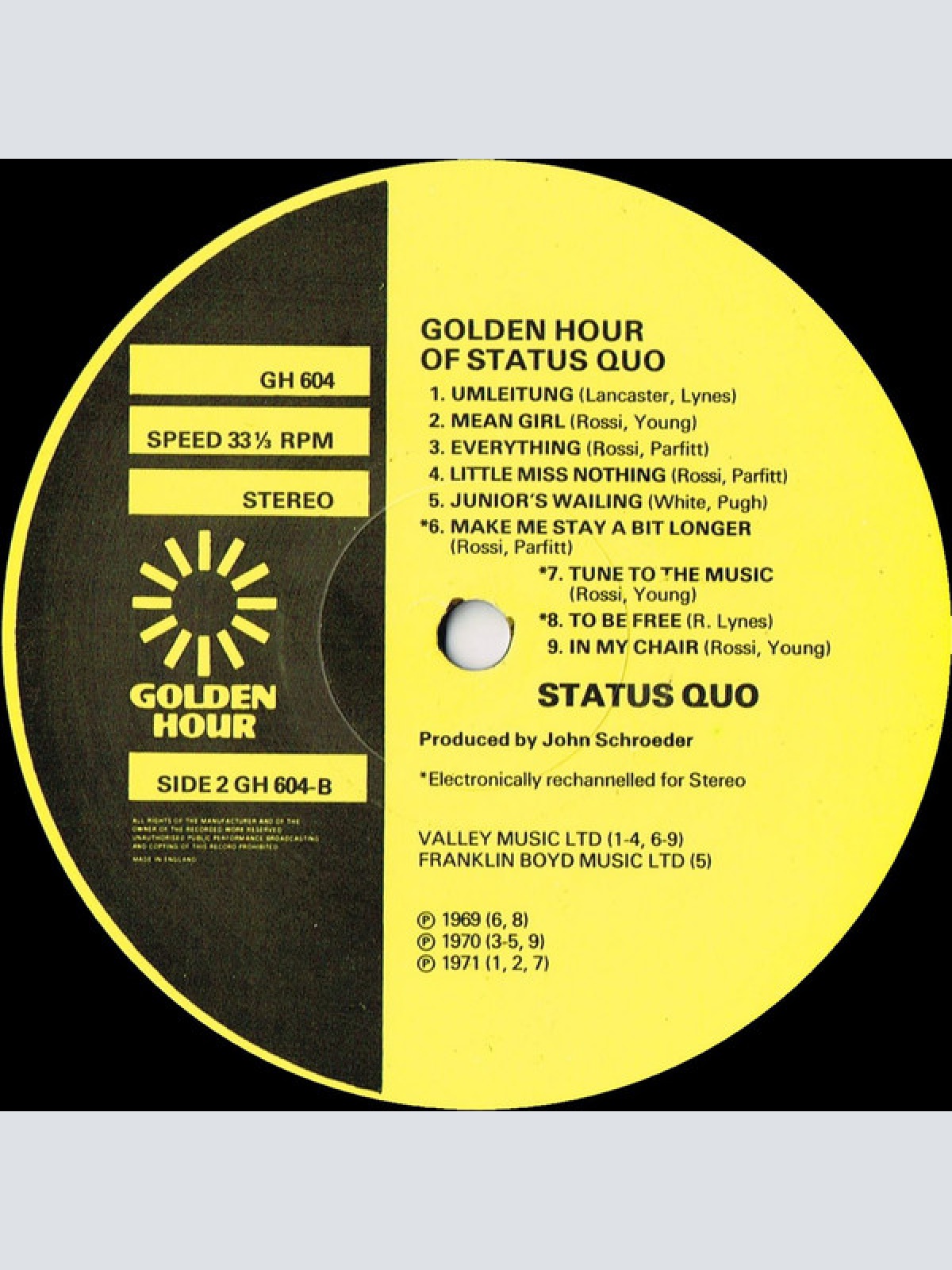 Vinyl / Status Quo - Status Quo - Down The Dustpipe