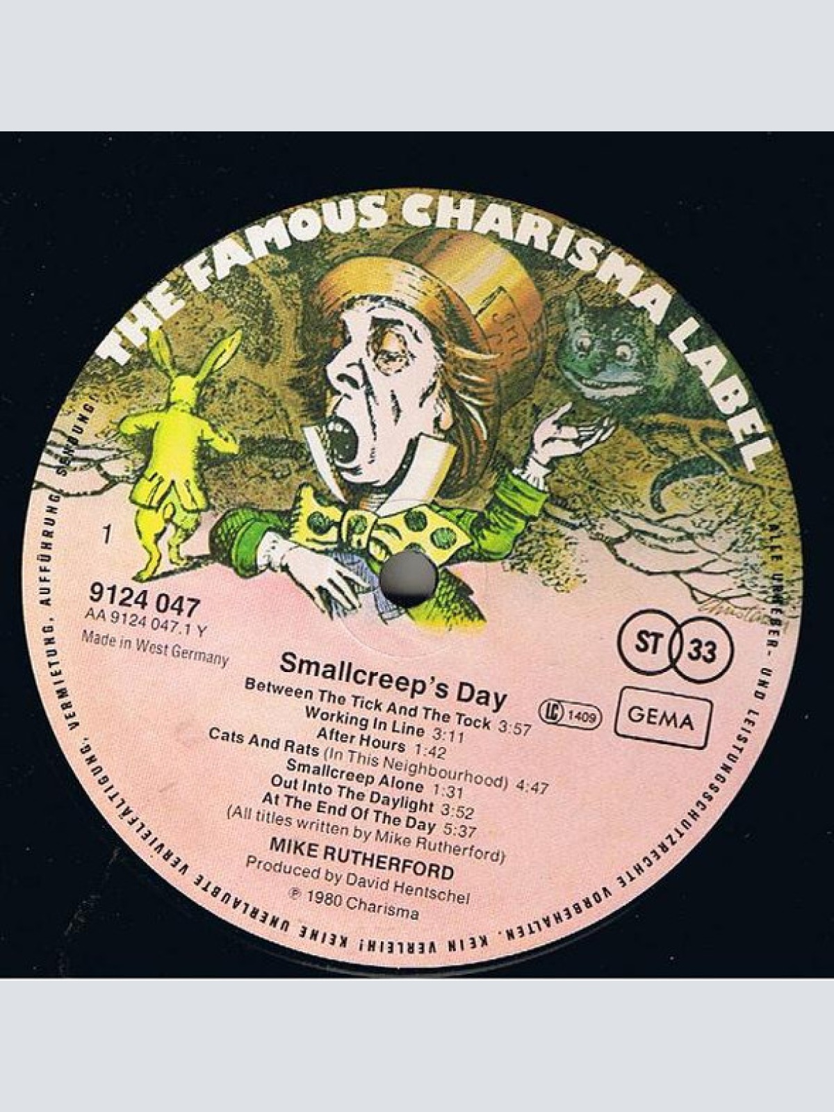 Vinyl / Mike Rutherford - Smallcreep's Day