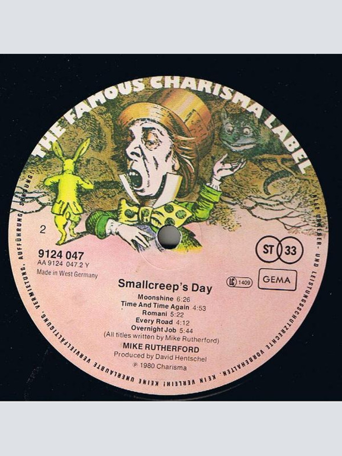 Vinyl / Mike Rutherford - Smallcreep's Day