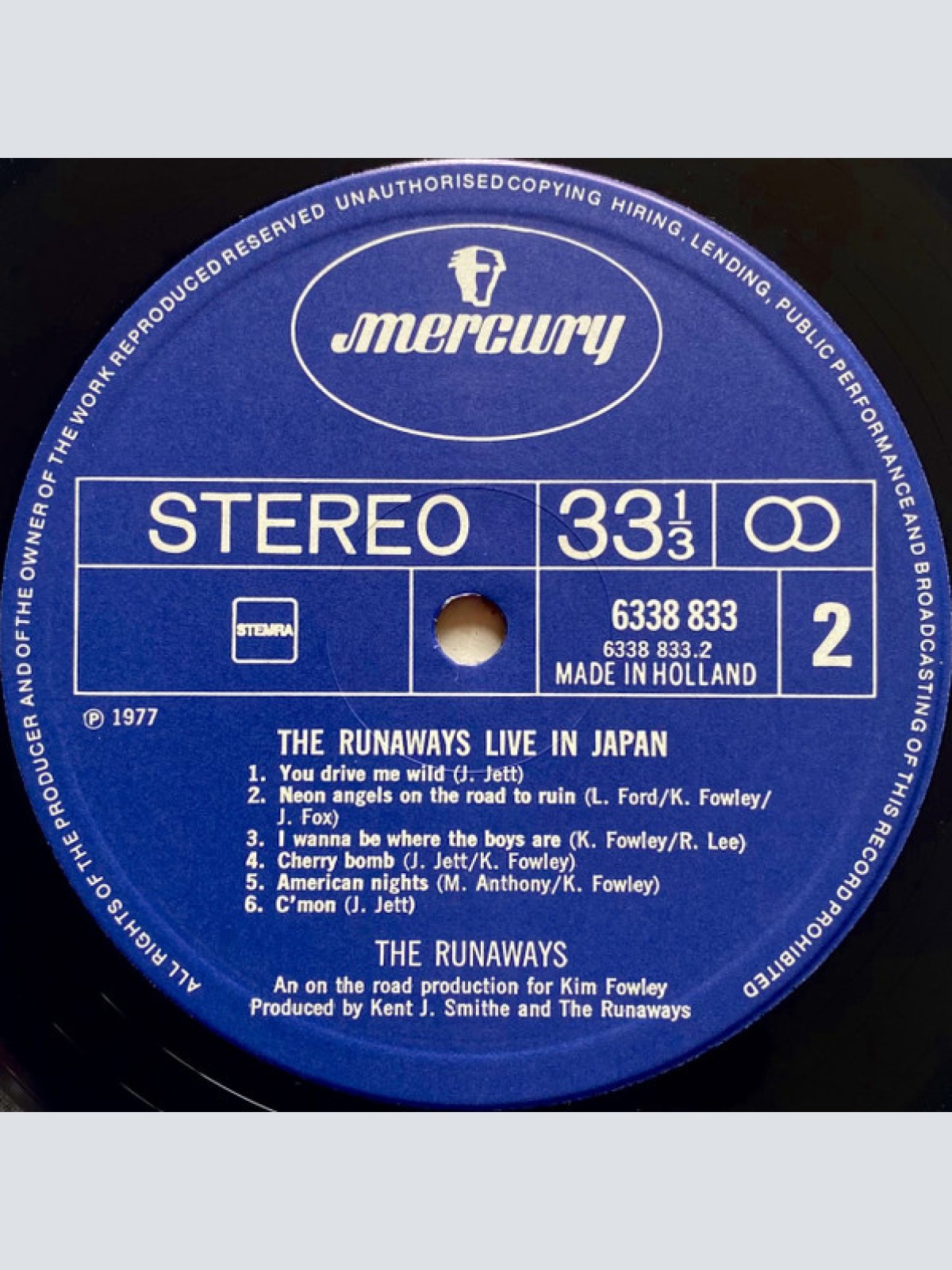Vinyl / The Runaways - Live In Japan