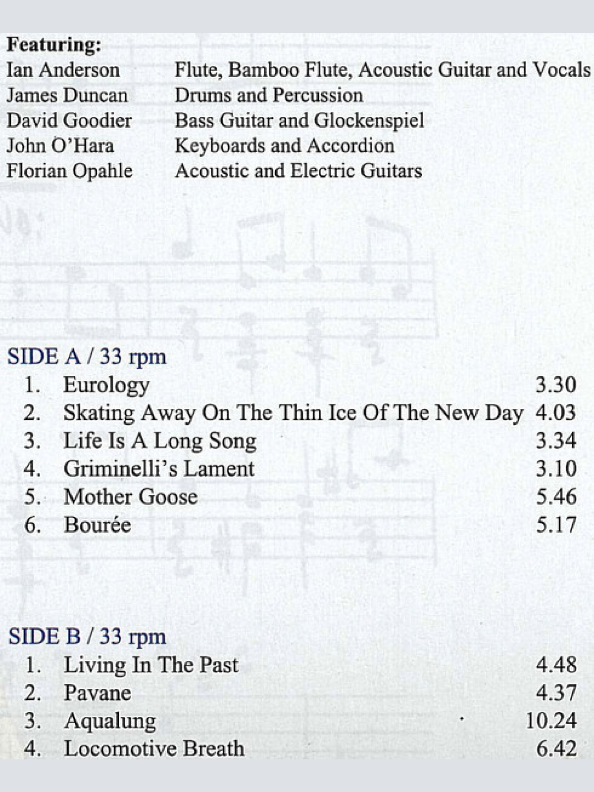 Vinyl / Ian Anderson - Plays The Orchestral Jethro Tull