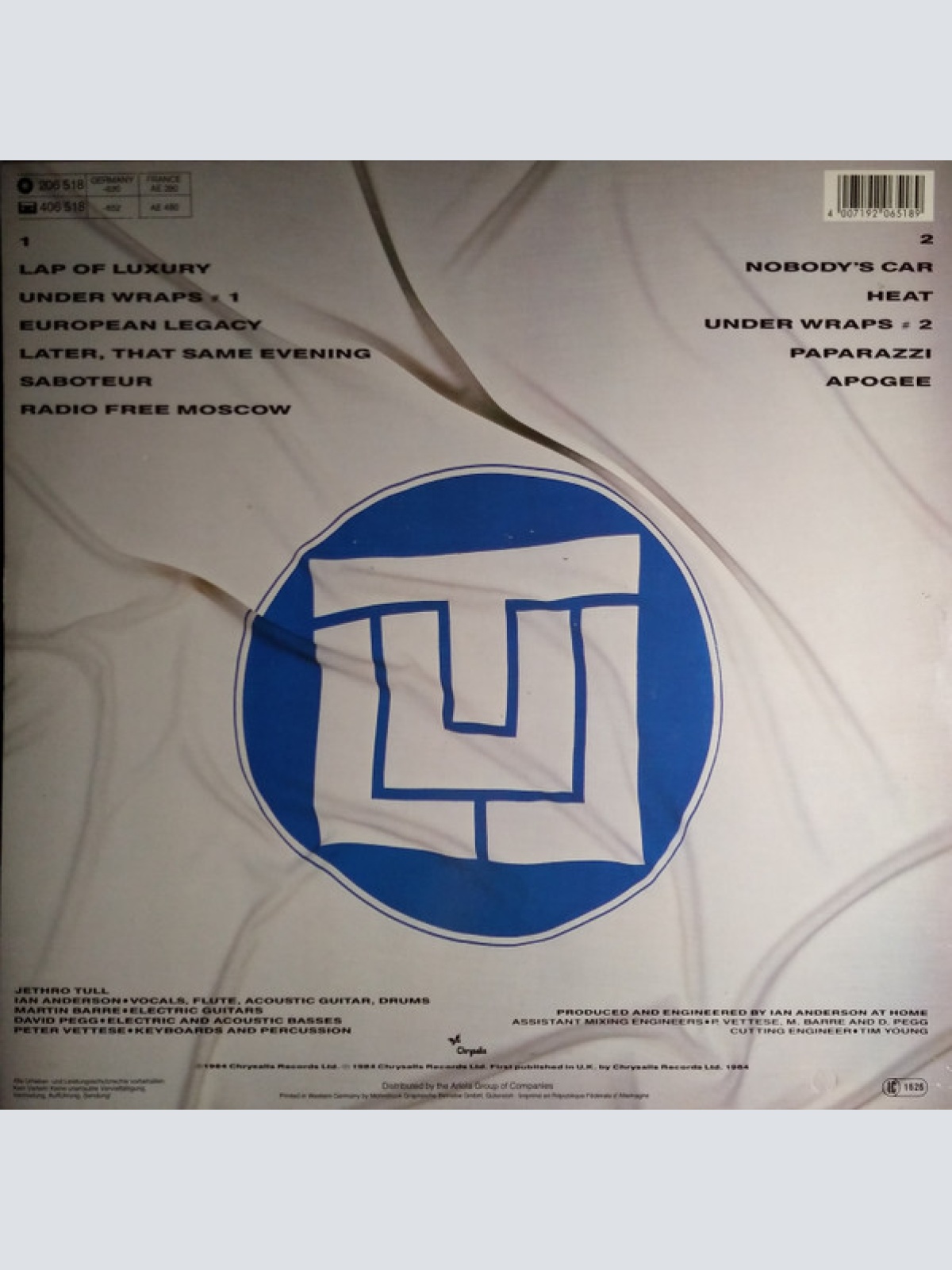 Vinyl / Jethro Tull - Under Wraps