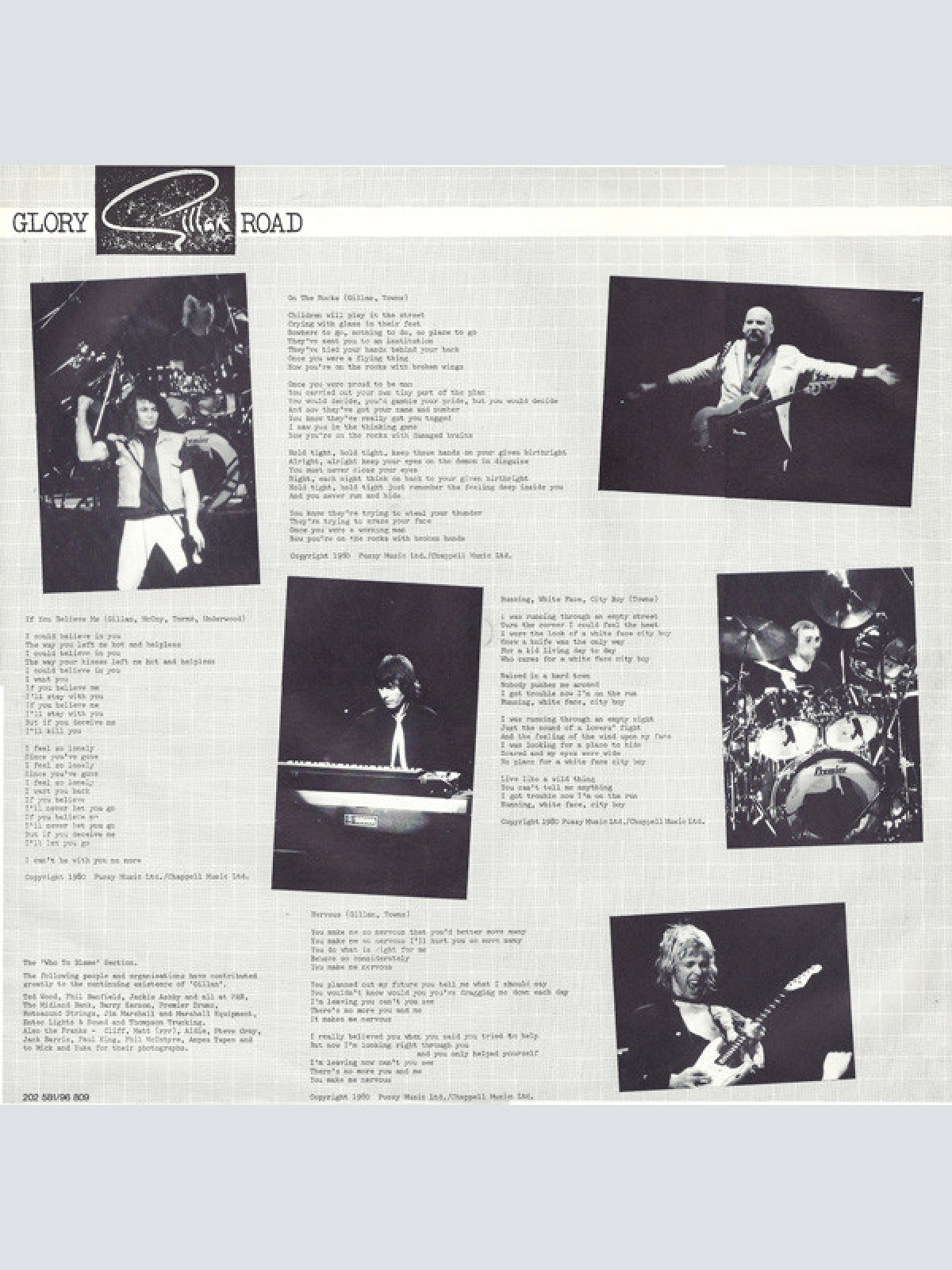 Vinyl / Gillan - Glory Road