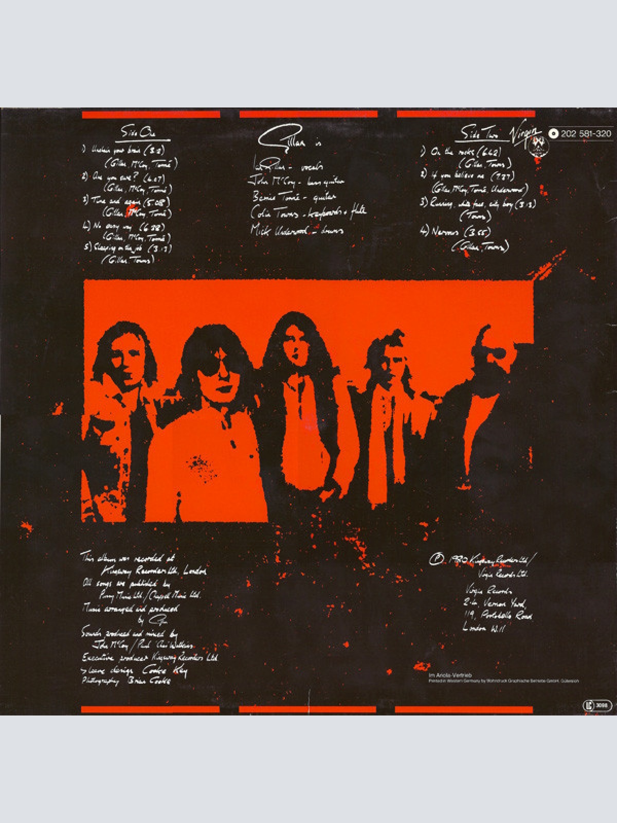 Vinyl / Gillan - Glory Road