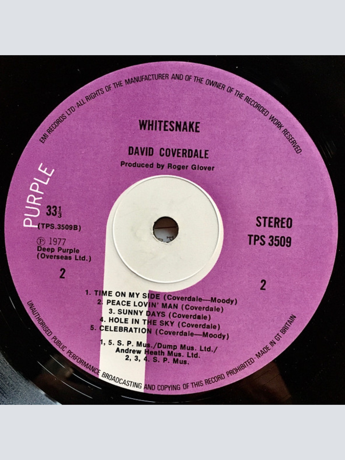 Vinyl / David Coverdale - Whitesnake