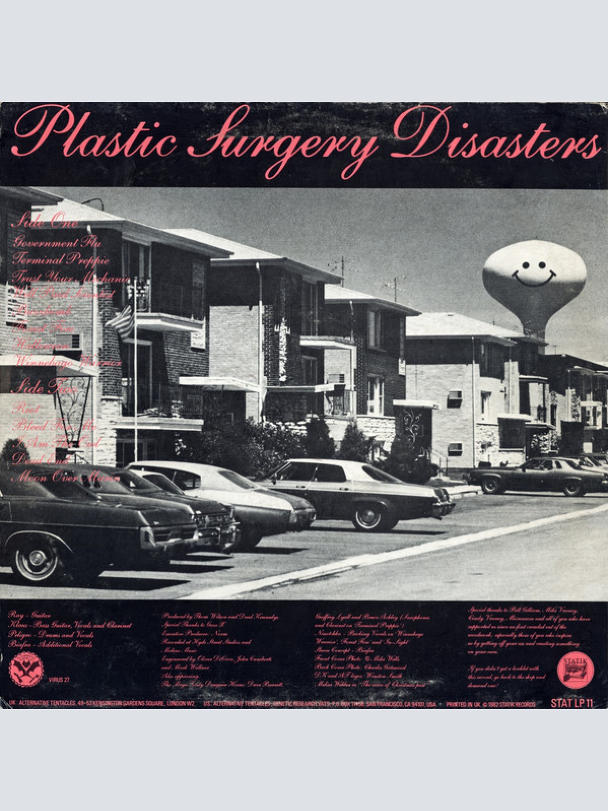 Vinyl / Dead Kennedys - Plastic Surgery Disasters