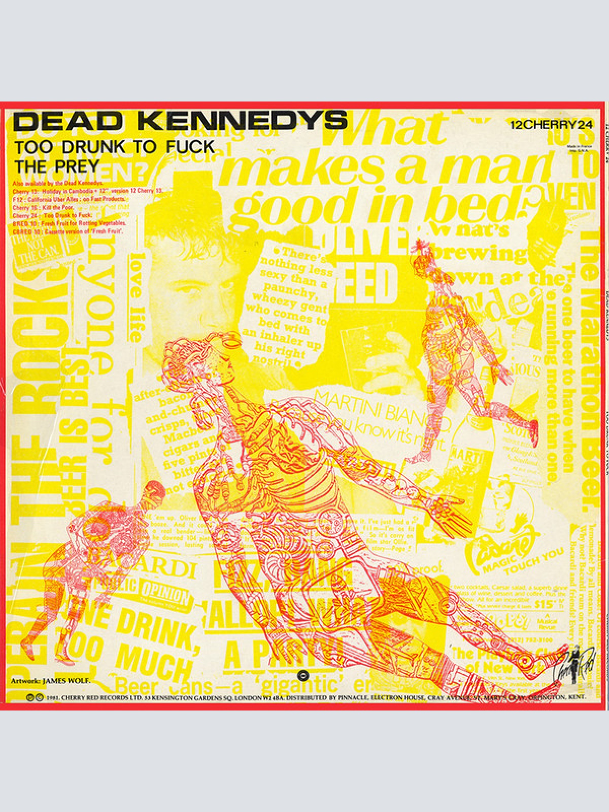 Vinyl / Dead Kennedys - Too Drunk To Fuck