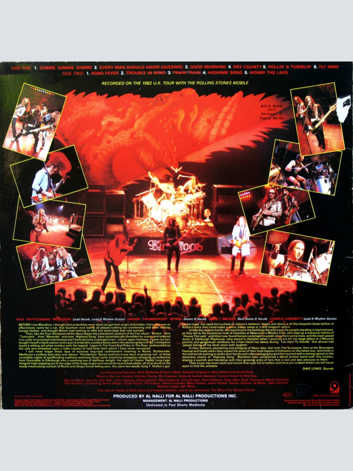 Vinyl / Blackfoot (3) - Highway Song Live