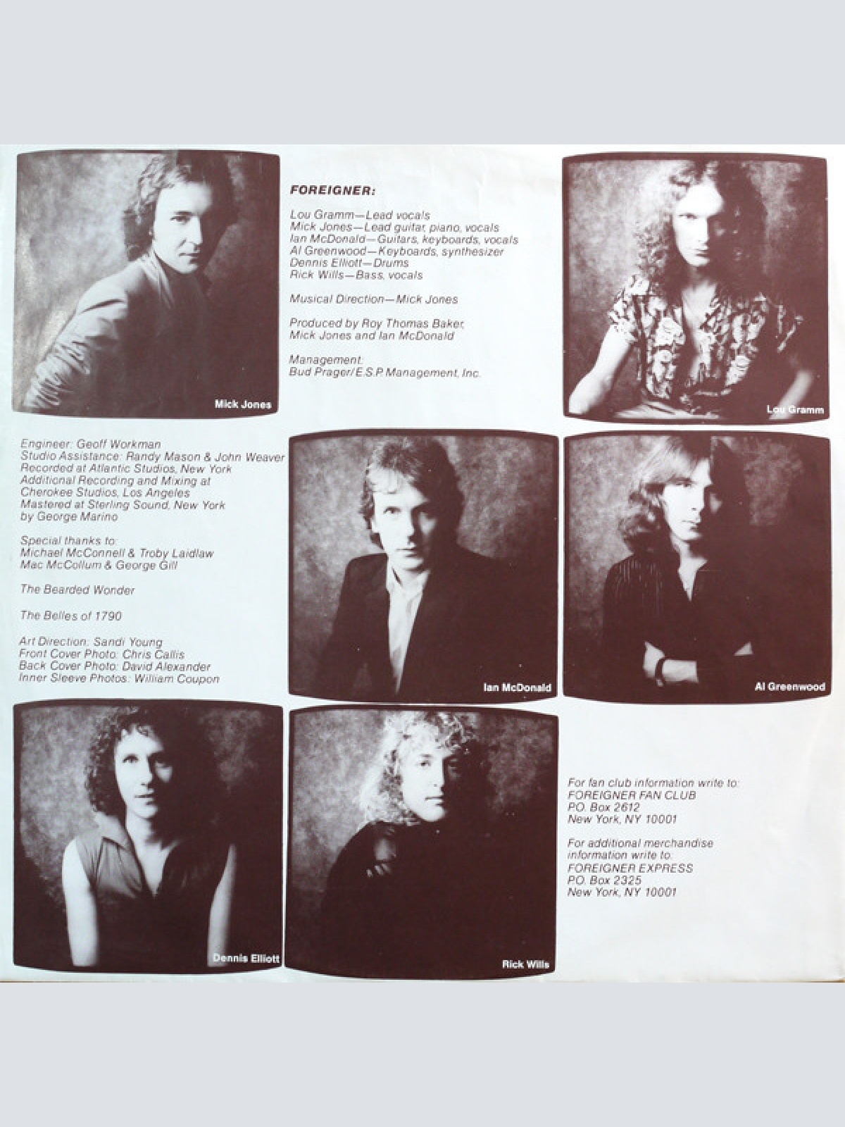 Vinyl / Foreigner - Head Games