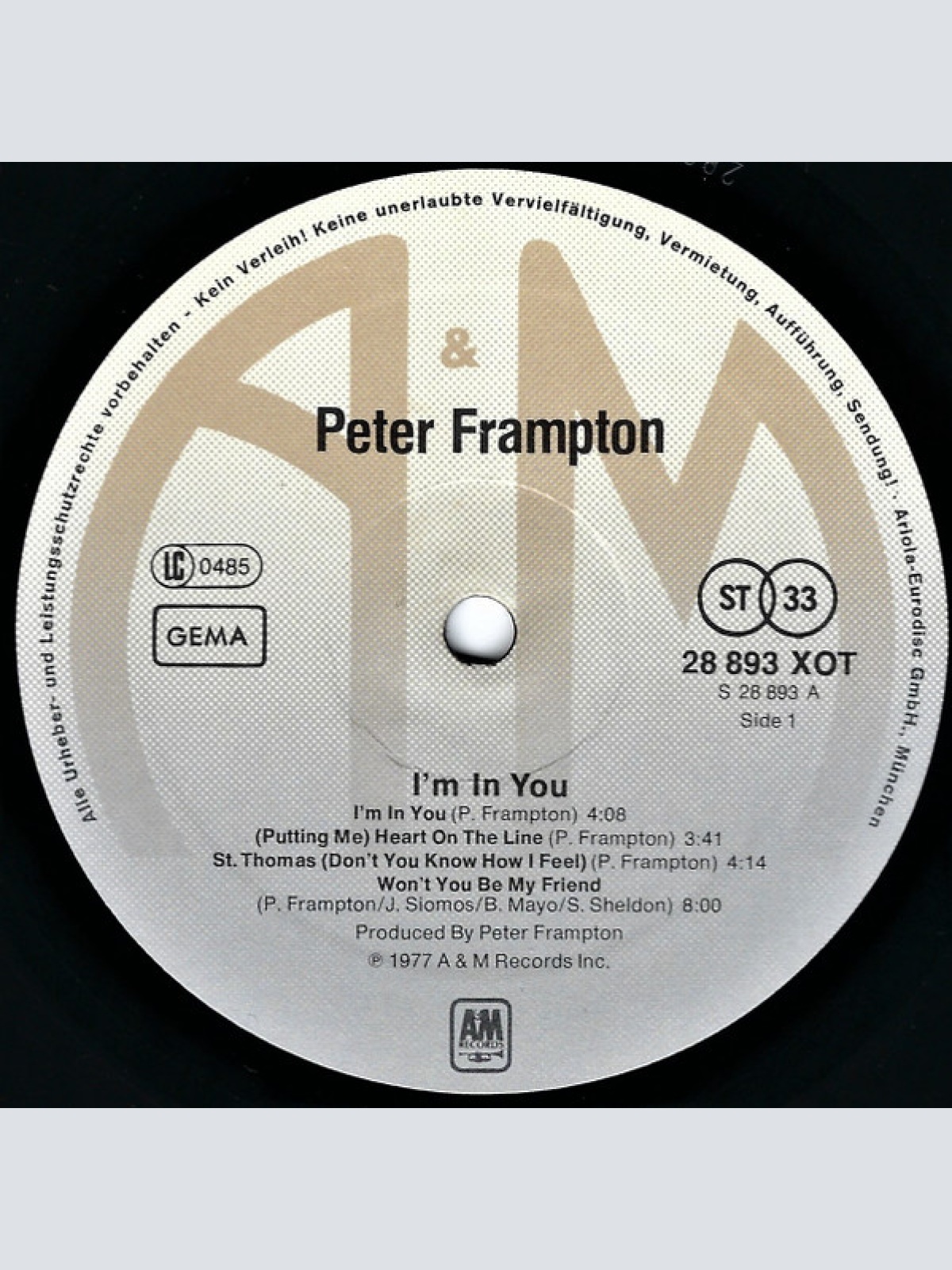 Vinyl / Peter Frampton - I'm In You