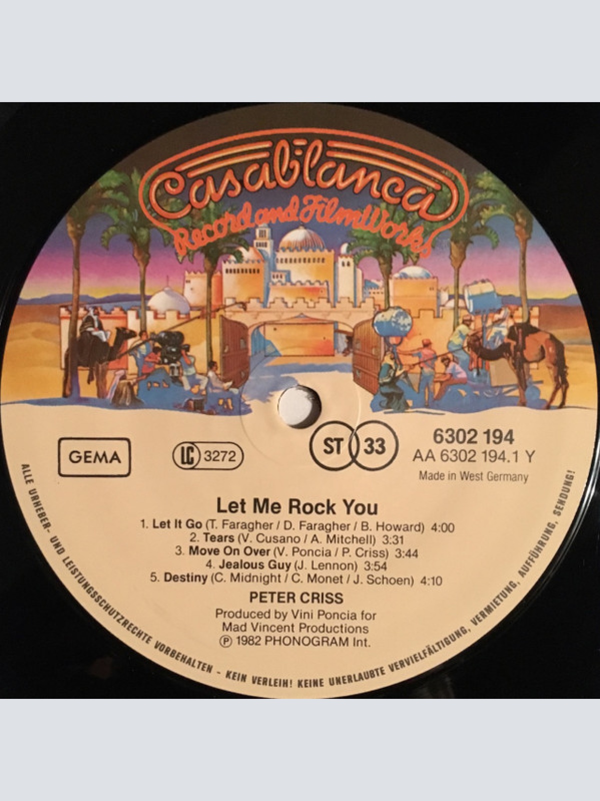 Vinyl / Peter Criss - Let Me Rock You