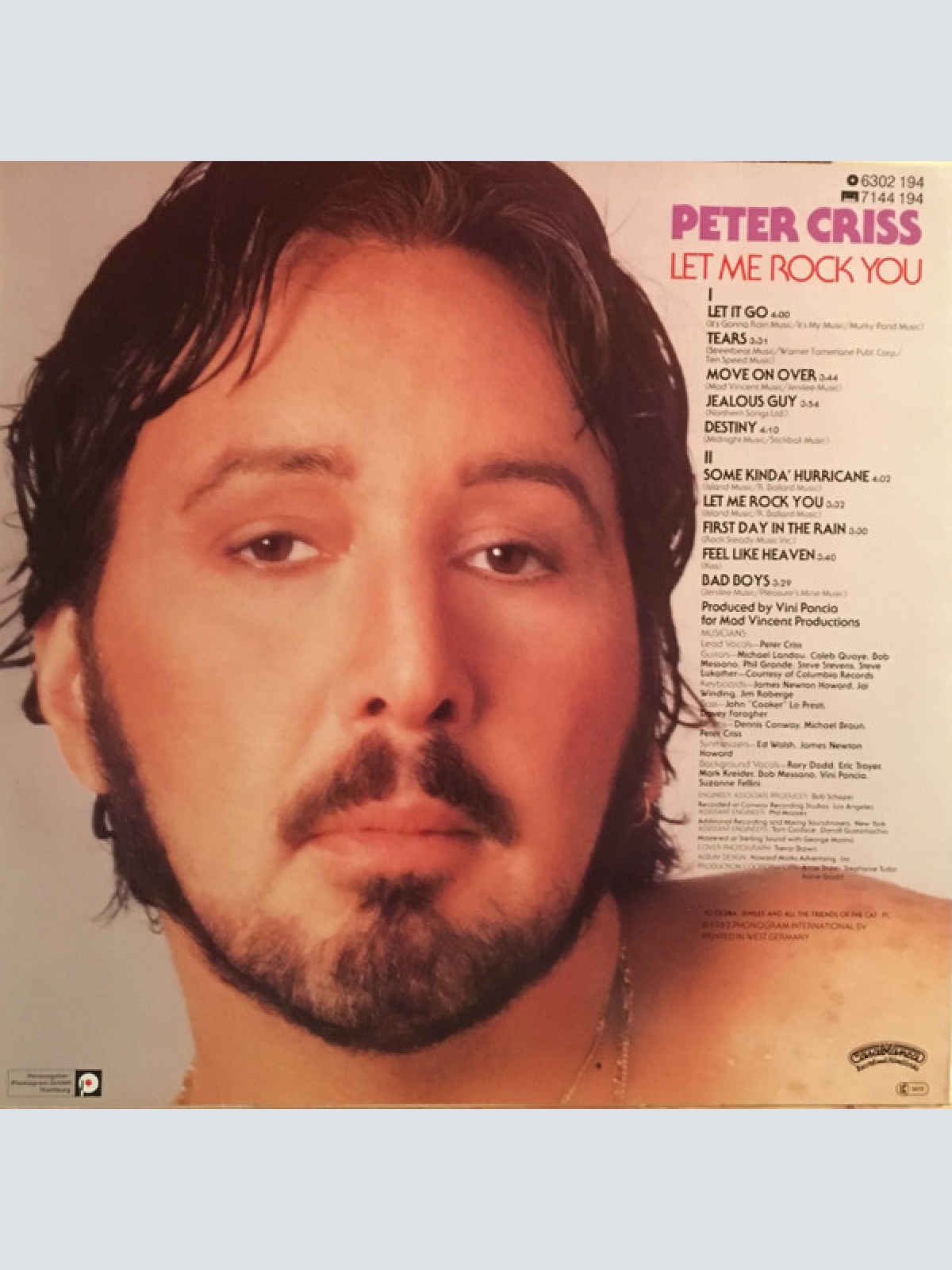 Vinyl / Peter Criss - Let Me Rock You