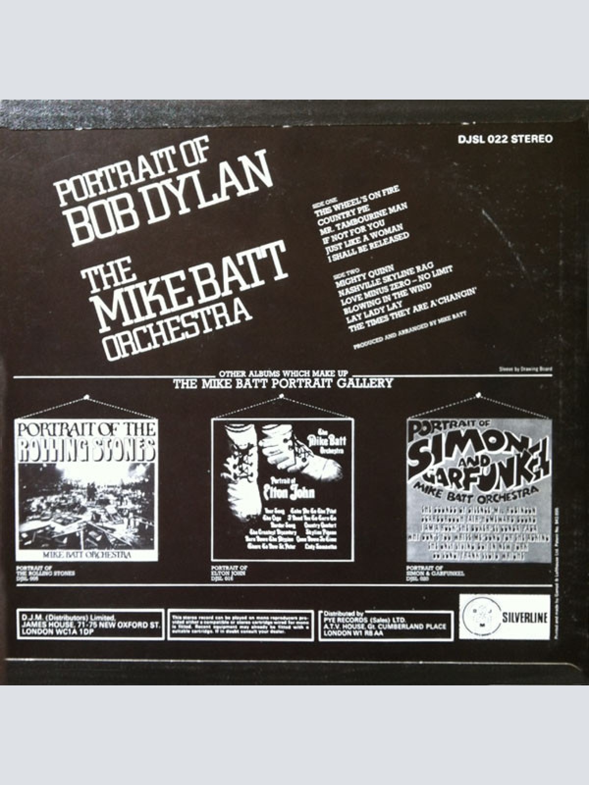 Vinyl / The Mike Batt Orchestra* - Portrait Of Bob Dylan