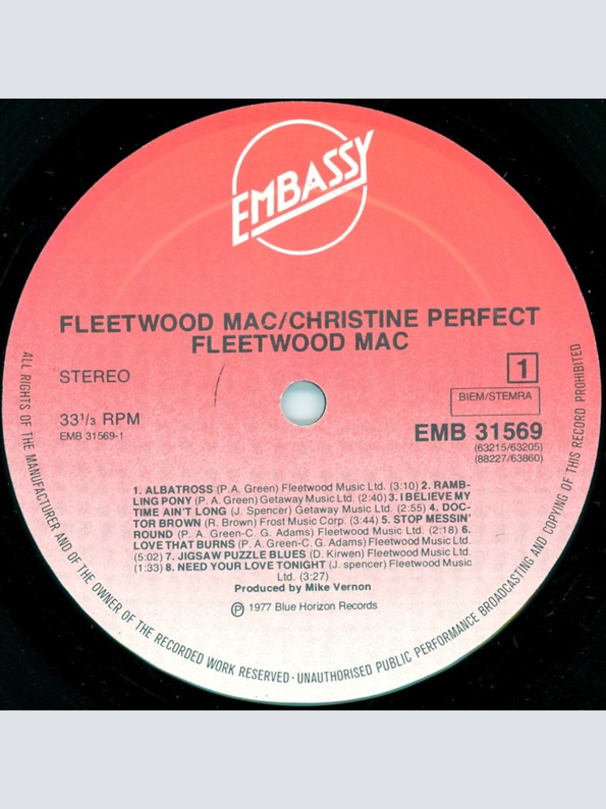 Vinyl / Fleetwood Mac & Christine Perfect - Albatross