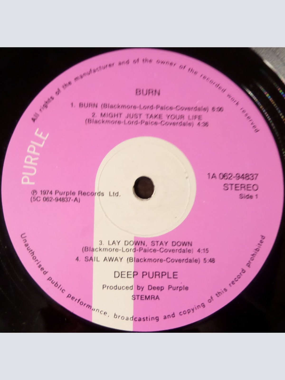Vinyl / Deep Purple - Burn