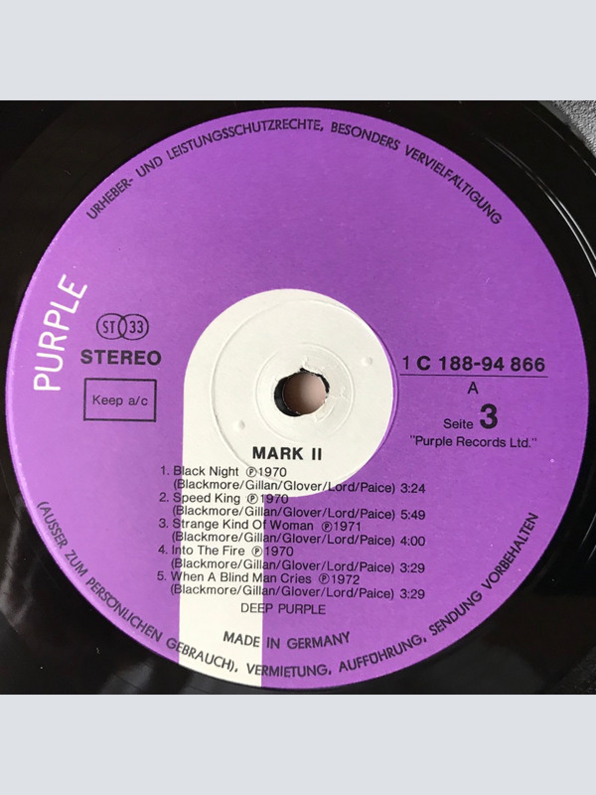 Vinyl / Deep Purple - Mark I & II