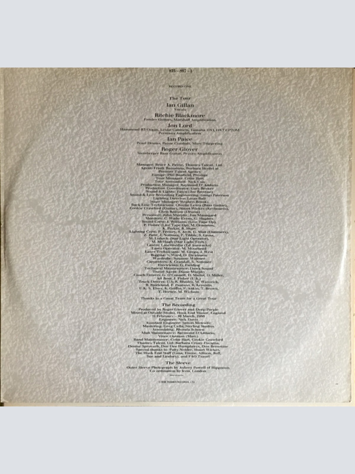 Vinyl / Deep Purple - Nobody's Perfect