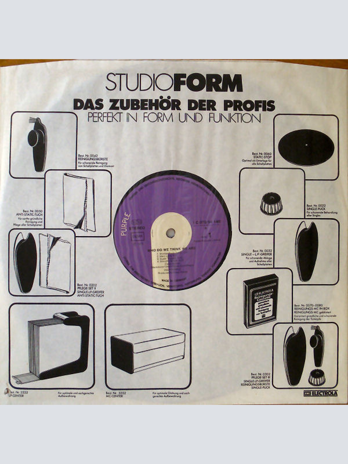 Vinyl / Deep Purple - Who Do We Think We Are