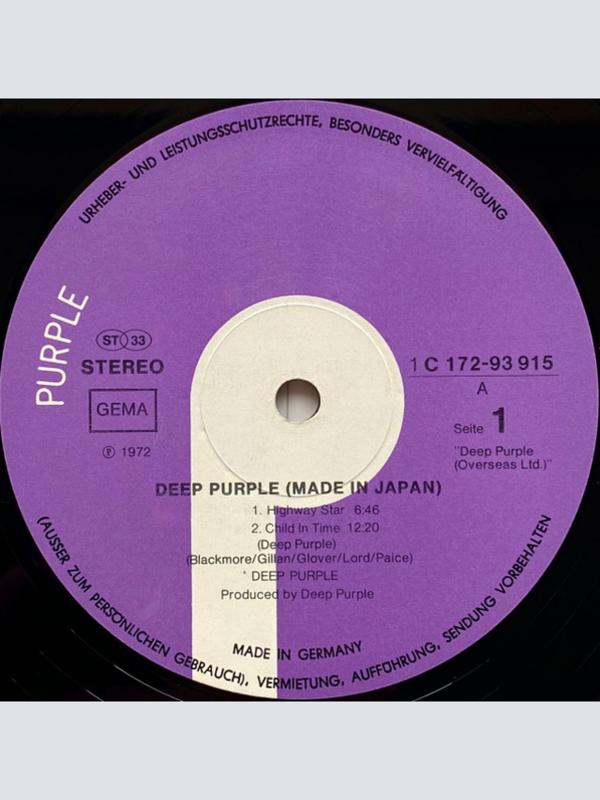 Vinyl / Deep Purple - Made In Japan