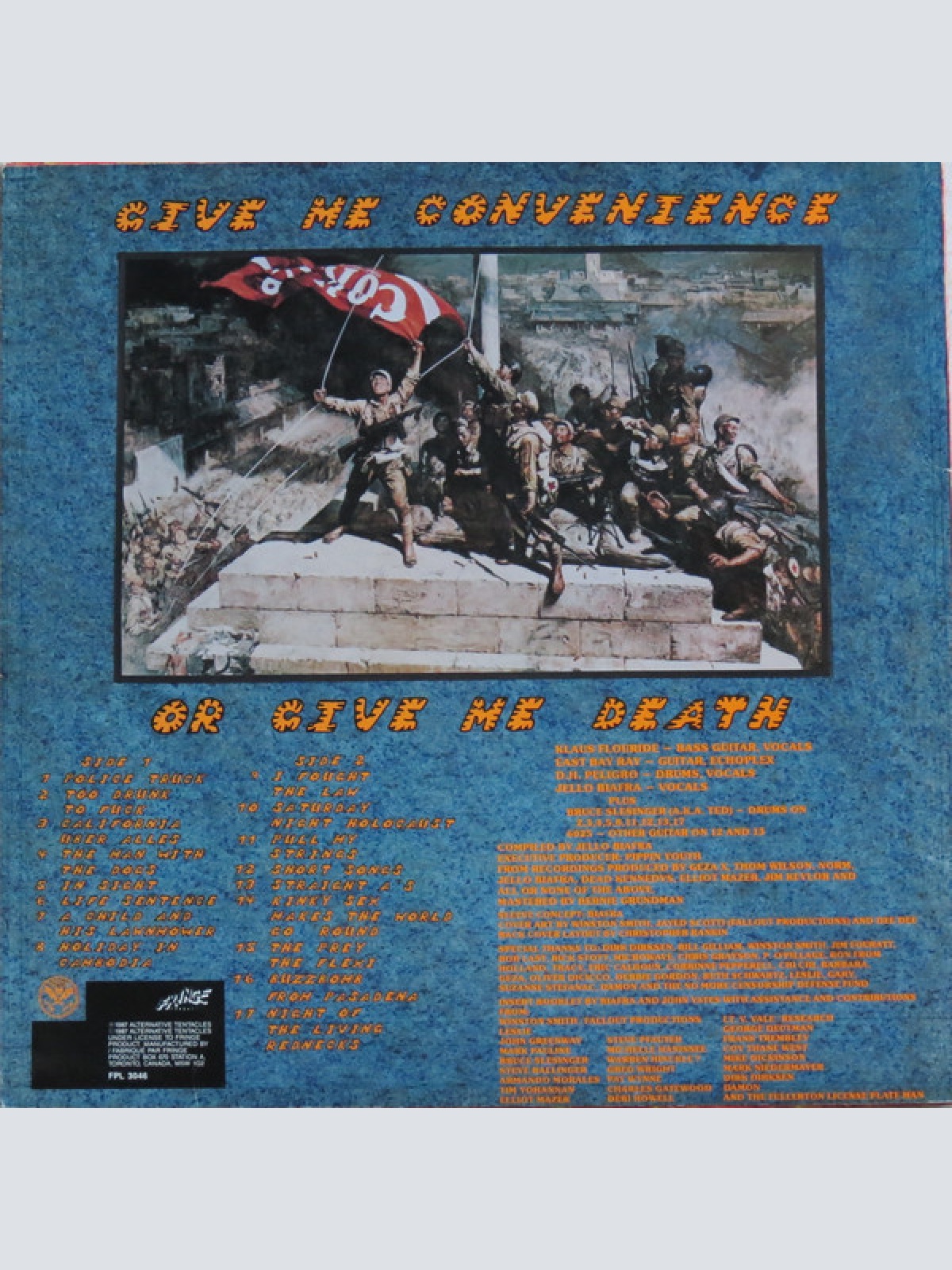 Vinyl / Dead Kennedys - Give Me Convenience Or Give Me Death