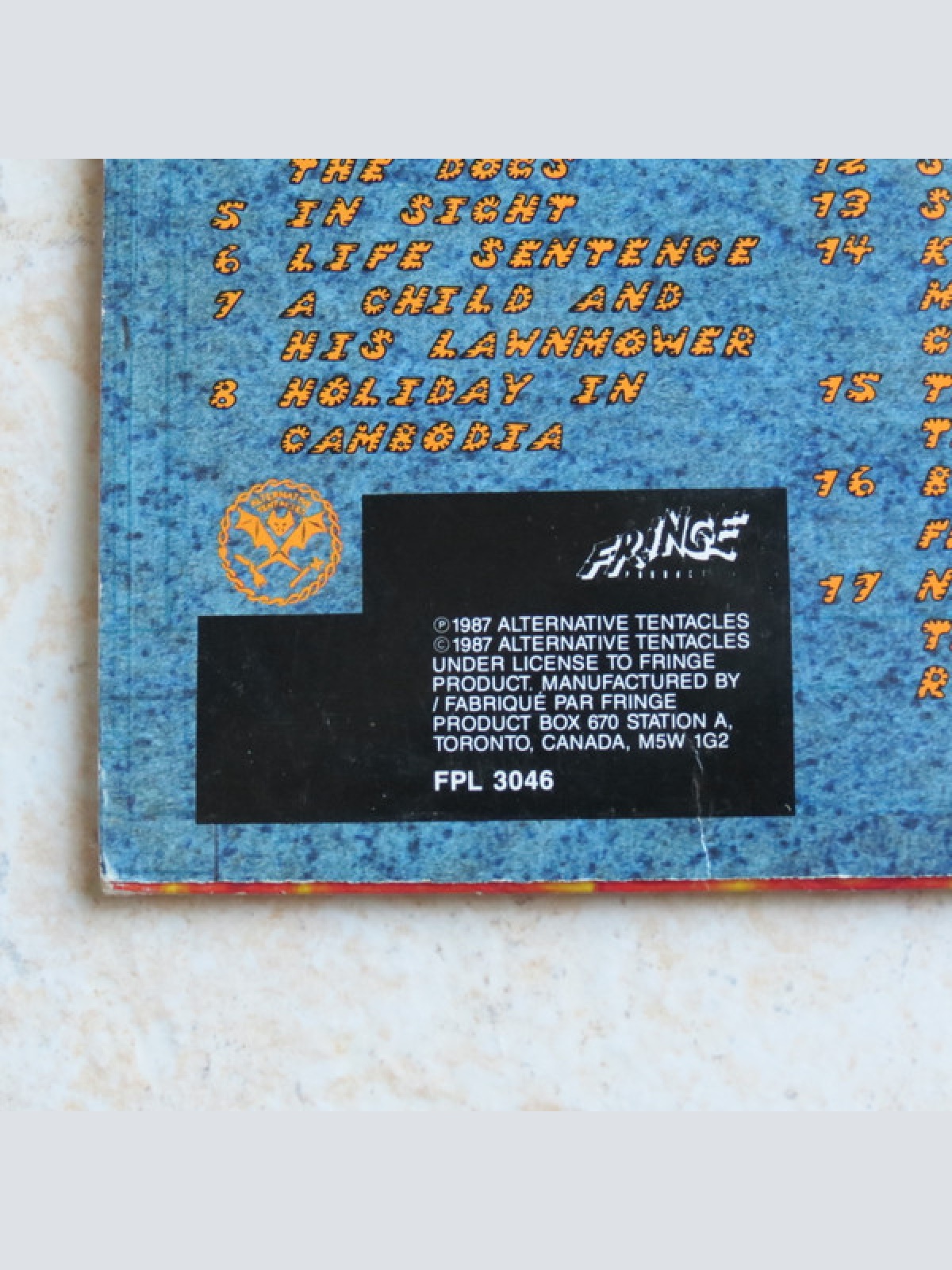 Vinyl / Dead Kennedys - Give Me Convenience Or Give Me Death