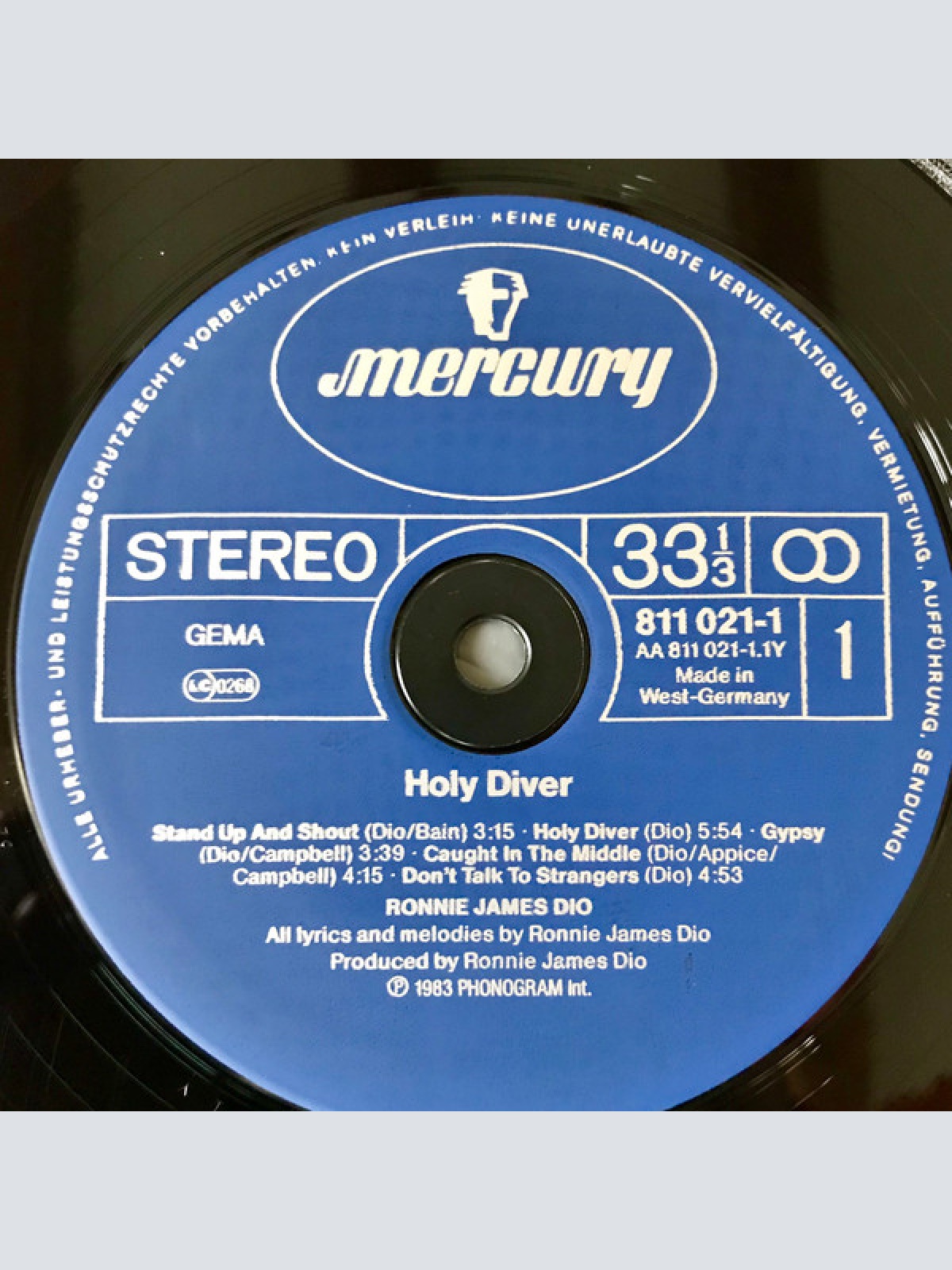 Vinyl / Dio (2) - Holy Diver
