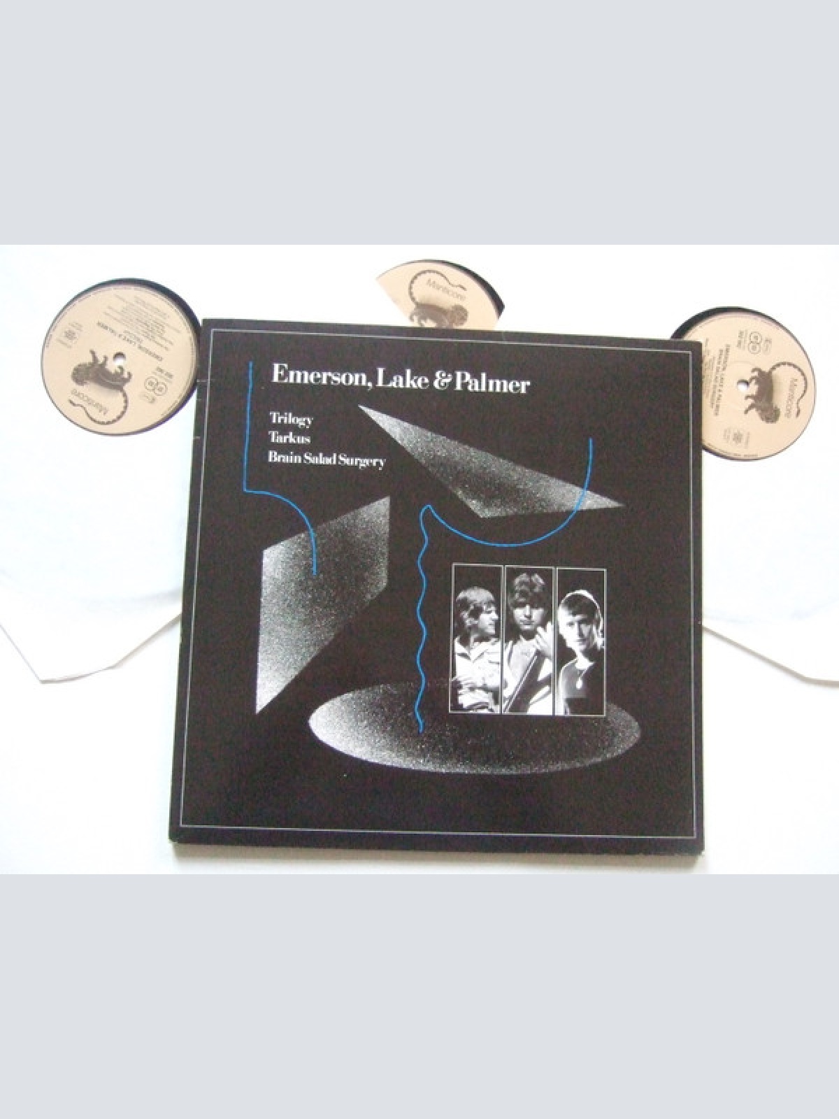 Vinyl / Emerson, Lake & Palmer - Trilogy Tarkus Brain Salad Surgery