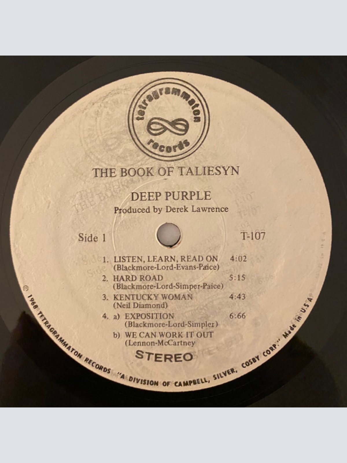 Vinyl / Deep Purple - The Book Of Taliesyn