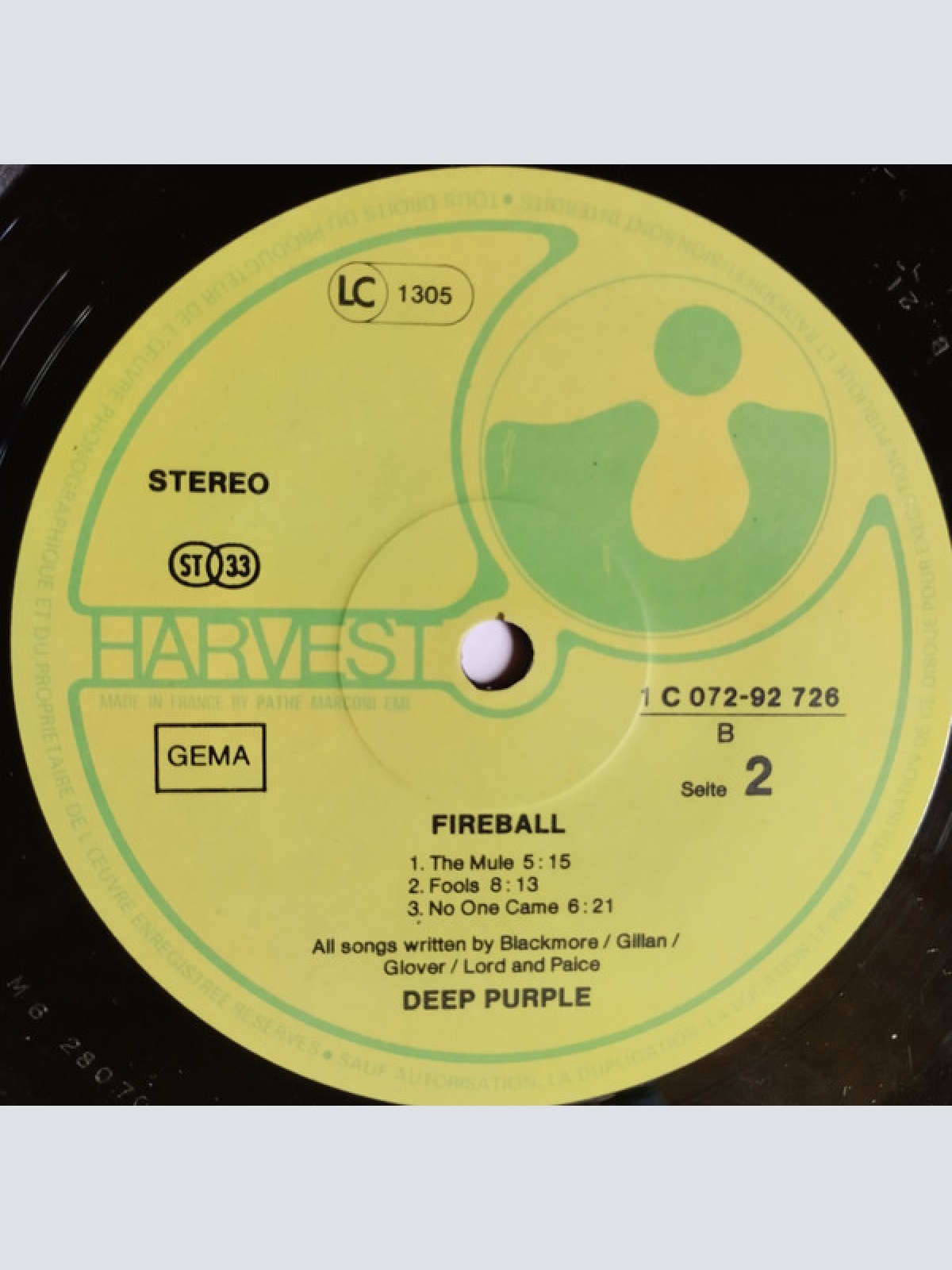 Vinyl / Deep Purple - Fireball