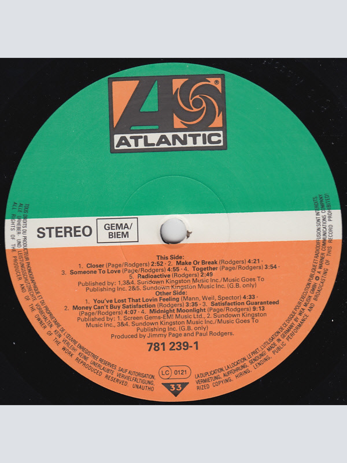 Vinyl / The Firm (7) - The Firm