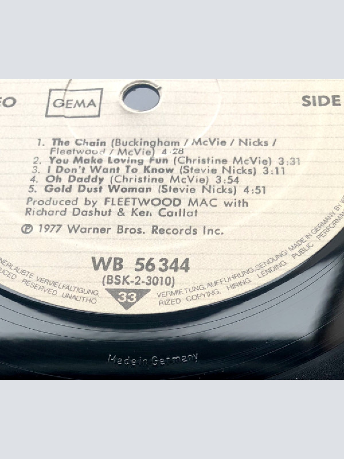 Vinyl / Fleetwood Mac - Rumours