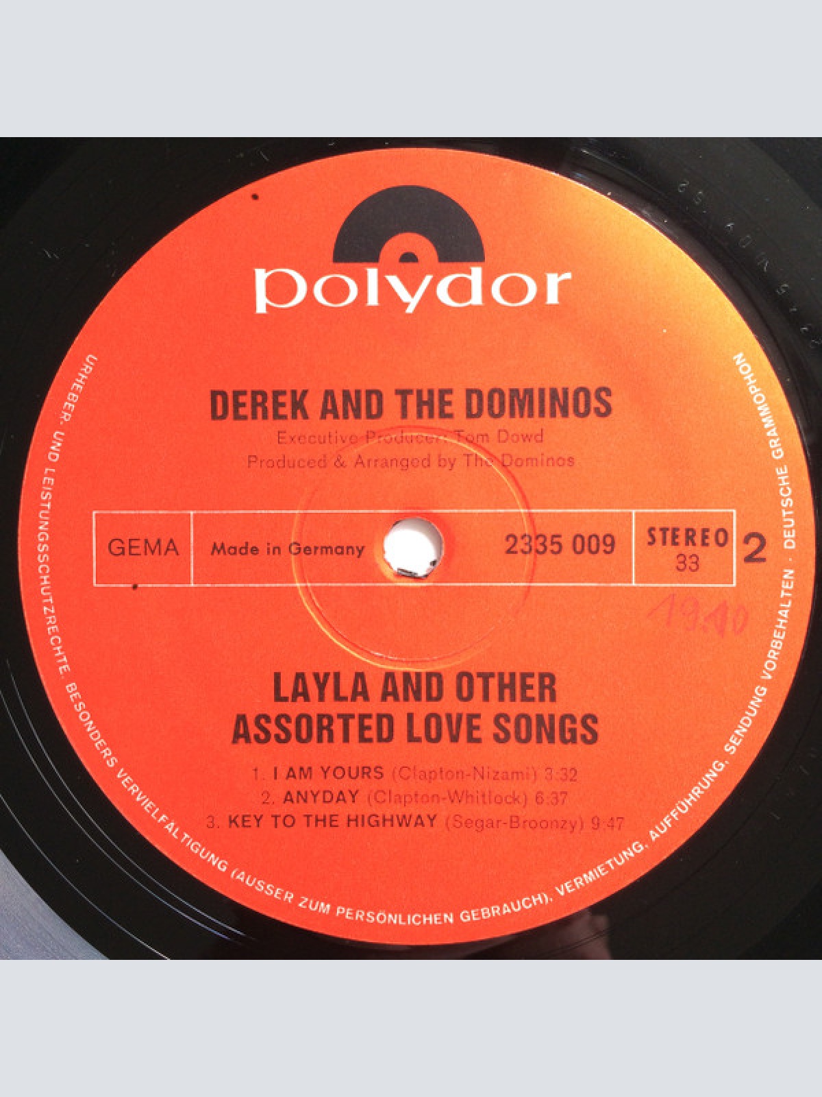 Vinyl / Derek & The Dominos - Layla