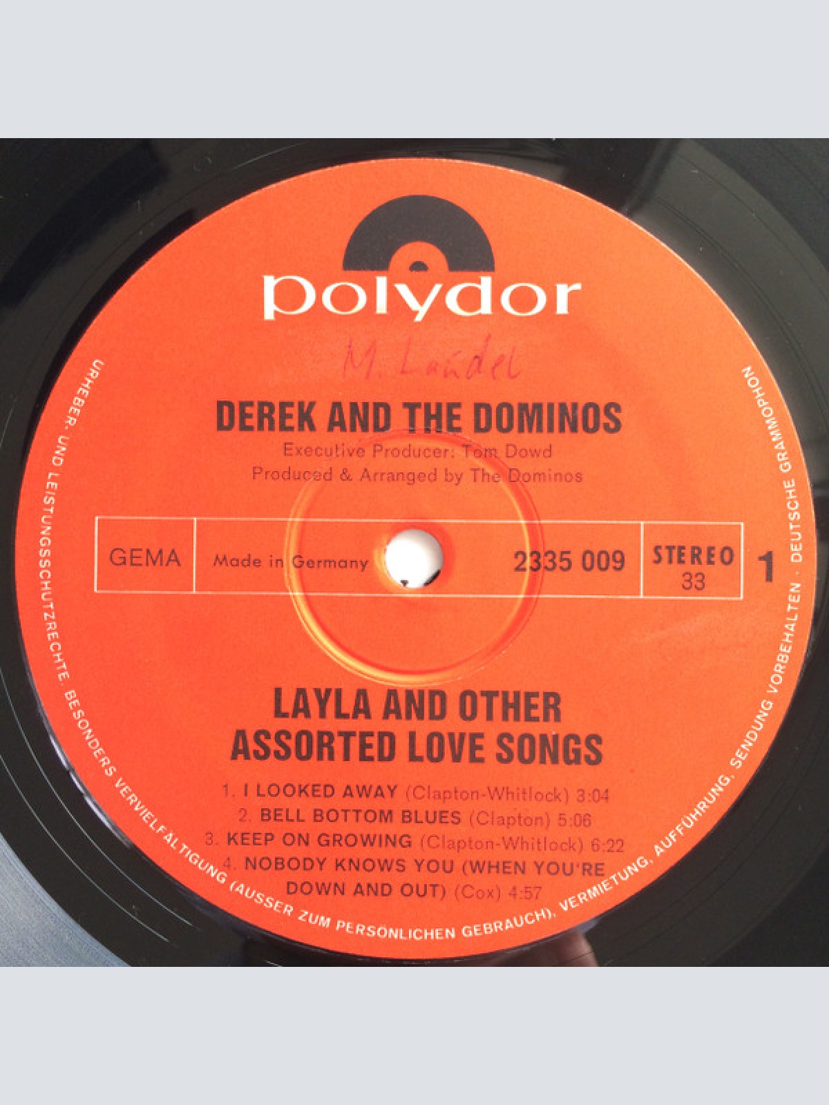 Vinyl / Derek & The Dominos - Layla