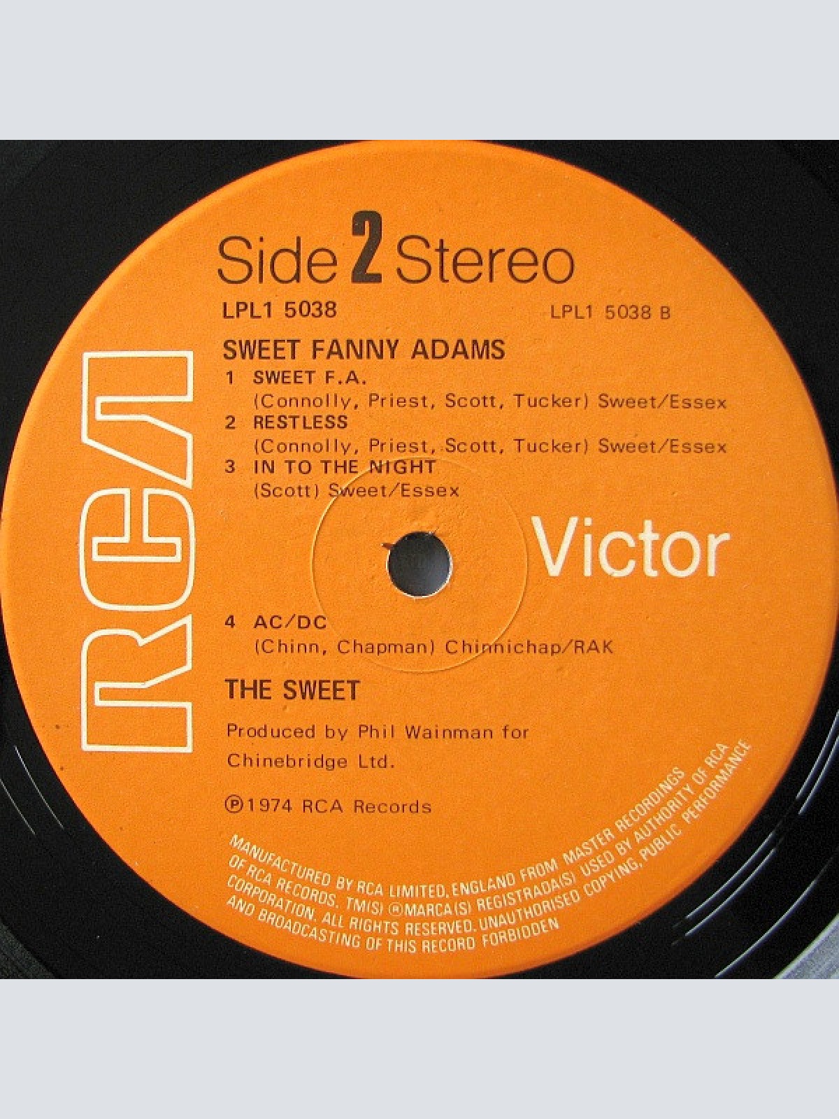 Vinyl / The Sweet - Sweet Fanny Adams