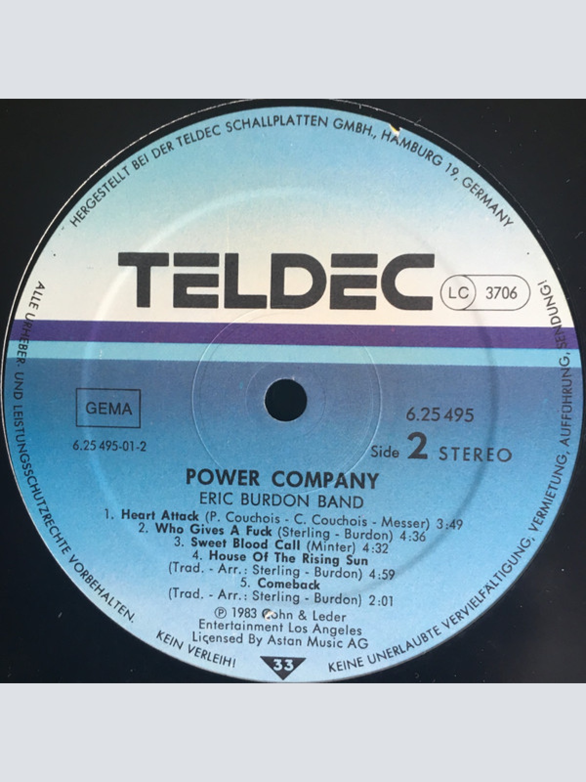 Vinyl / Eric Burdon Band - Power Company