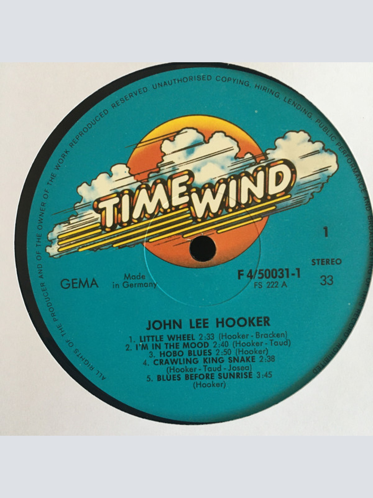 Vinyl / John Lee Hooker, Lightnin' Hopkins, Leadbelly, Memphis Slim - The Blues Legend