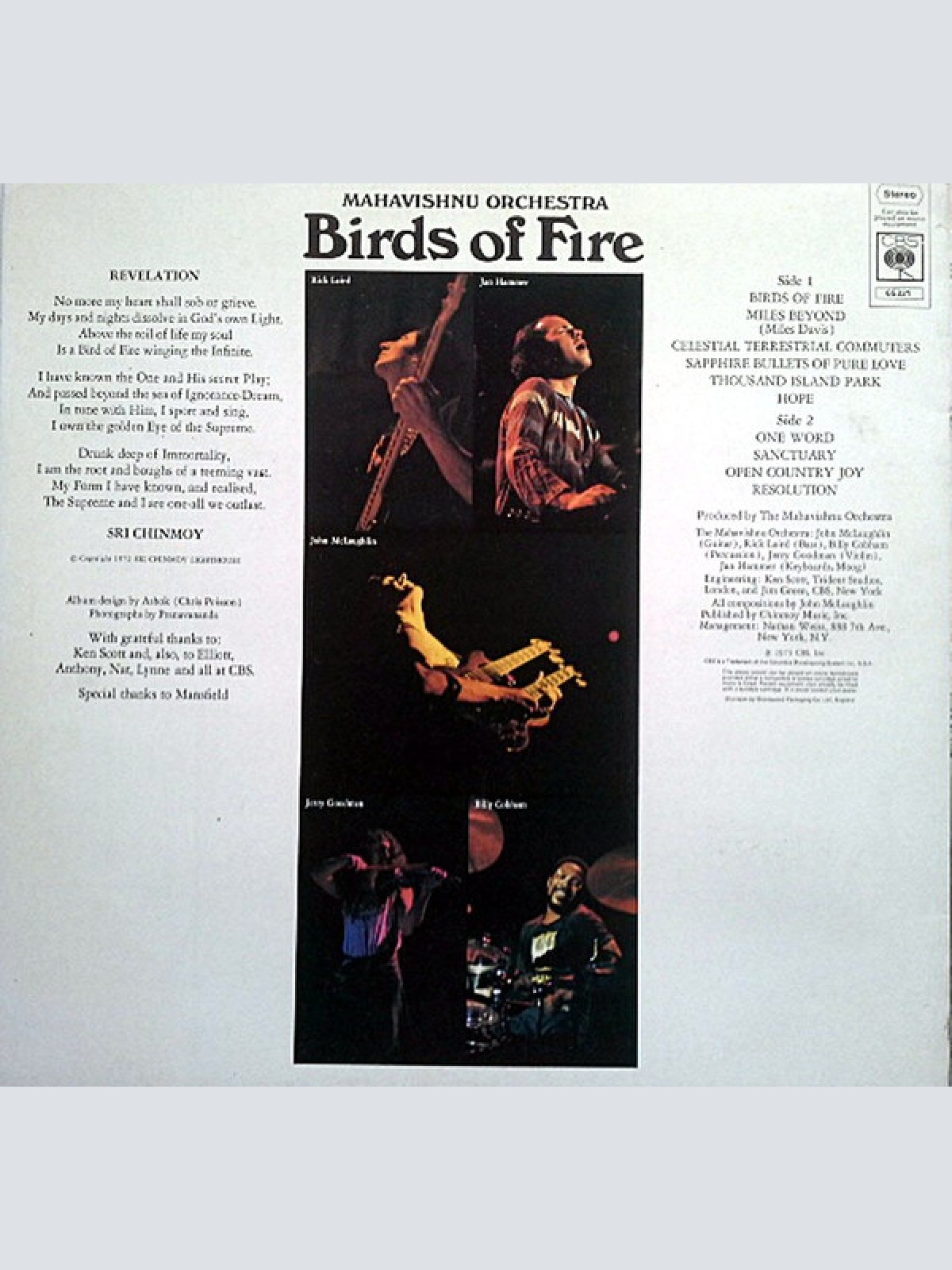 Vinyl / Mahavishnu Orchestra - Birds Of Fire