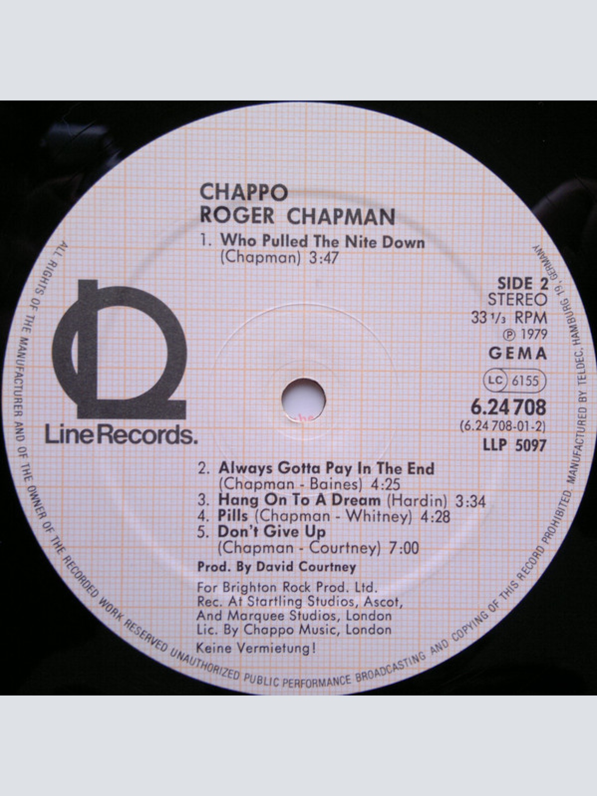 Vinyl / Roger Chapman - Chappo