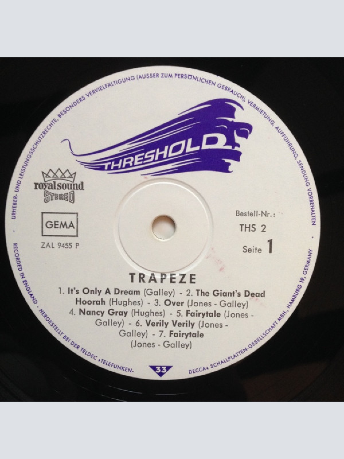 Vinyl / Trapeze - Trapeze