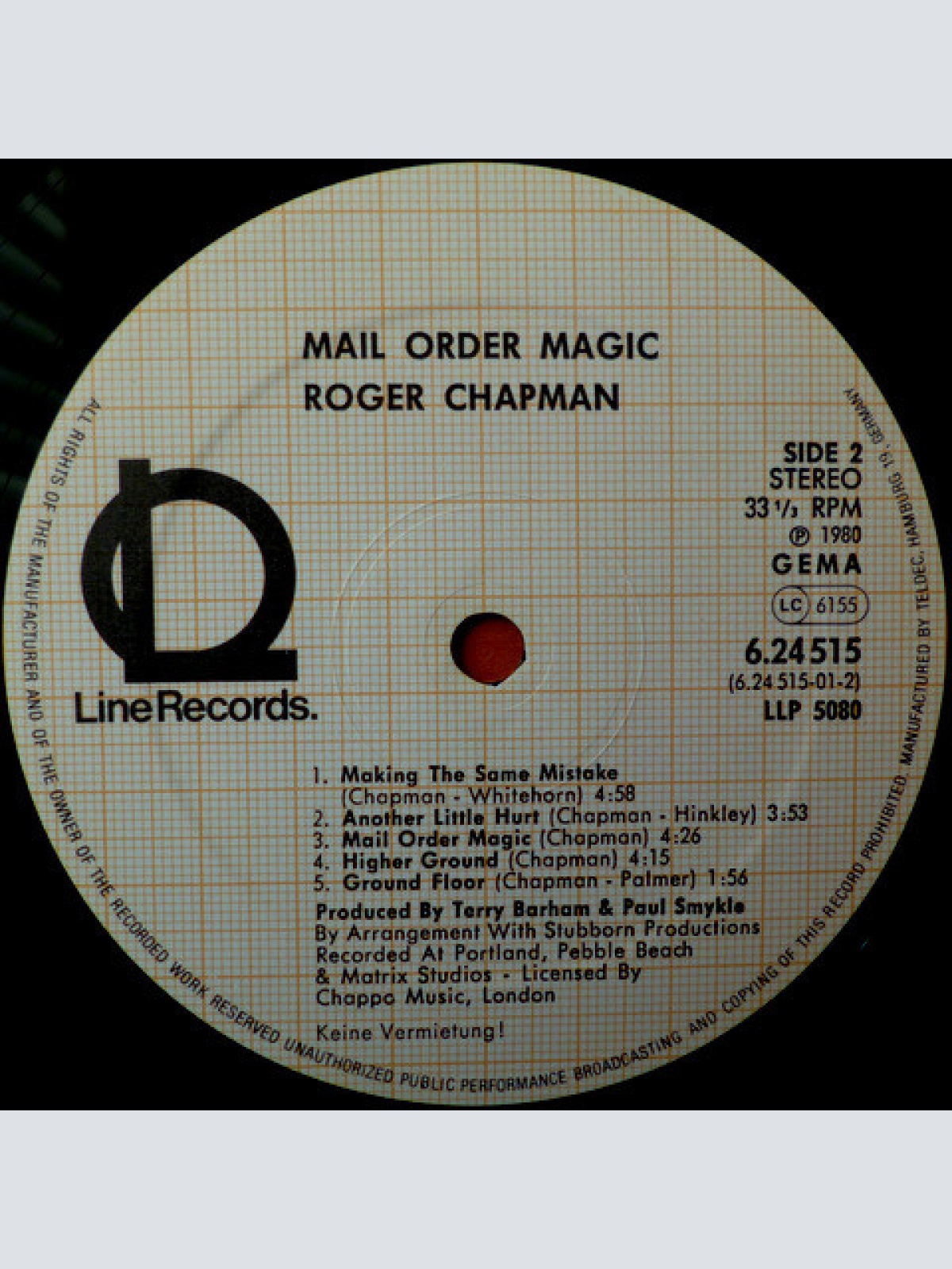 Vinyl / Roger Chapman And The Shortlist - Mail Order Magic