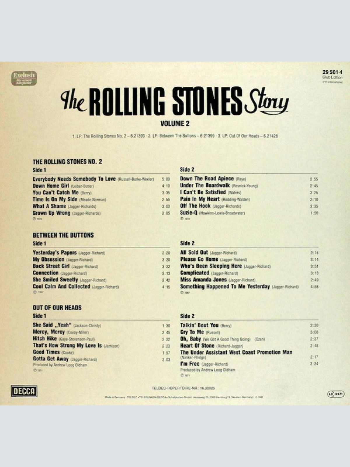 Vinyl / The Rolling Stones - The Rolling Stones Story Volume 2